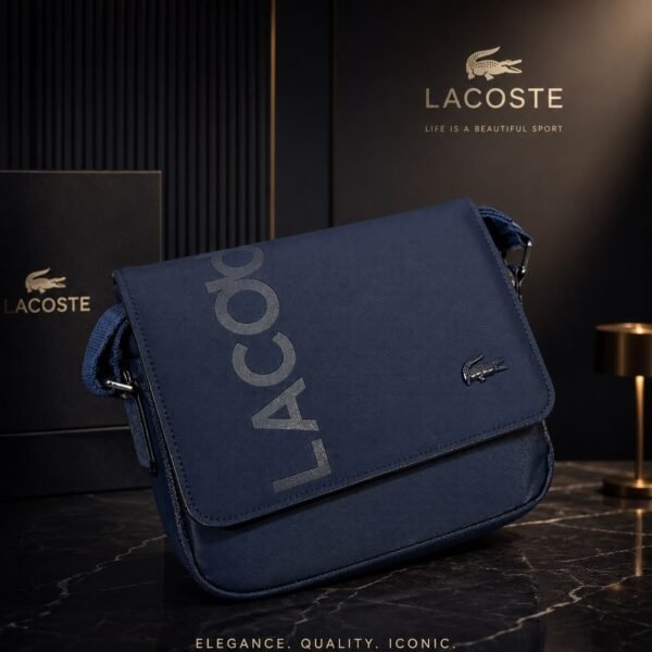 Navy Minimalist Messenger Crossbody Bag